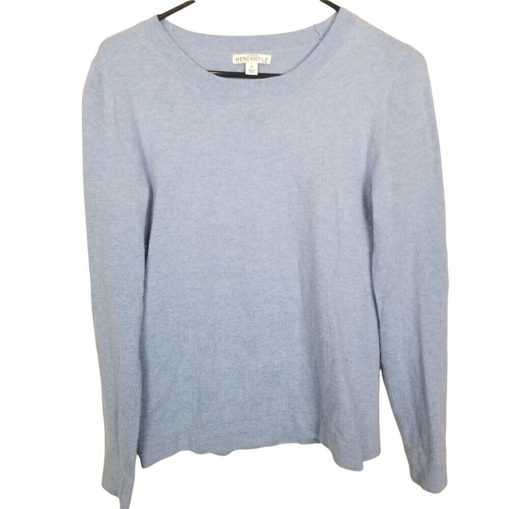 J. Crew Mercantile Womens Wool Cotton Sweater Size S Classic Minimalist Preppy